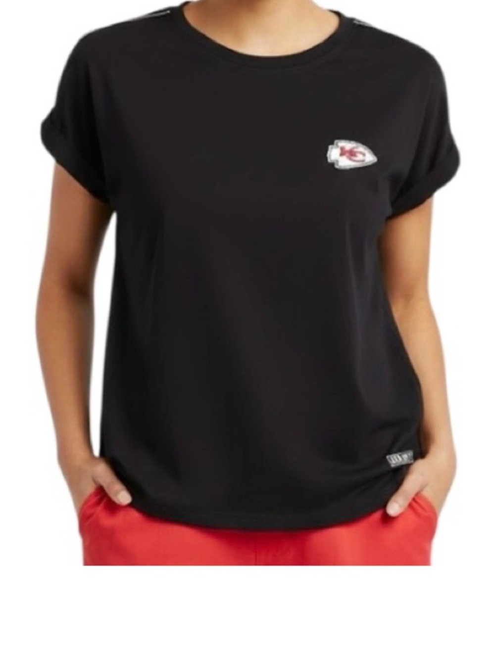 DKNY SPORT NFL “Kansas City Chiefs” Hi-Lo Tee (NWT) (Size: Small)